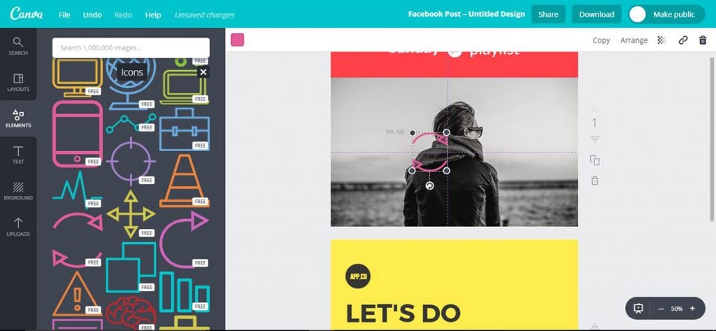 Canva, un programme de mise en page rapide