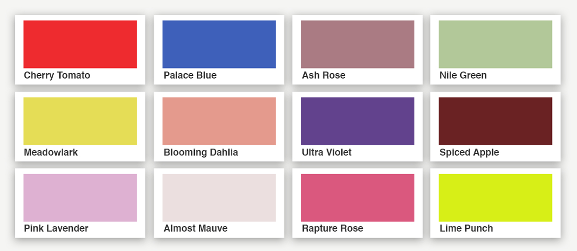 Quelle est la couleur de l’été? Les couleurs Pantone de l’été 2018