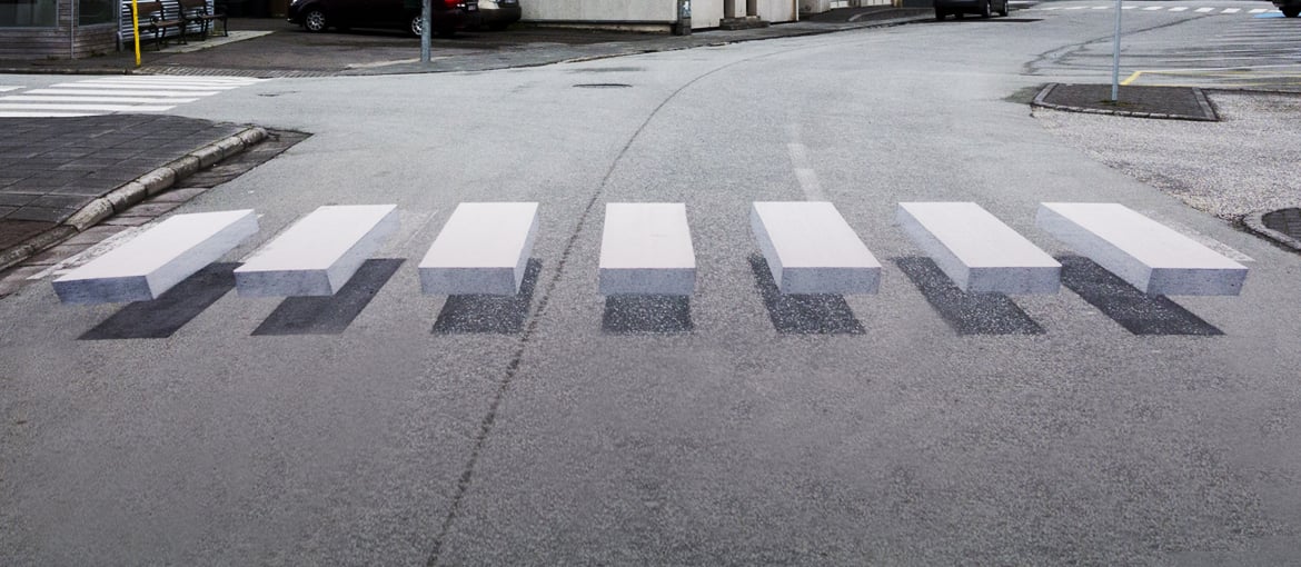 Paris expérimente des passages piétons en 3D