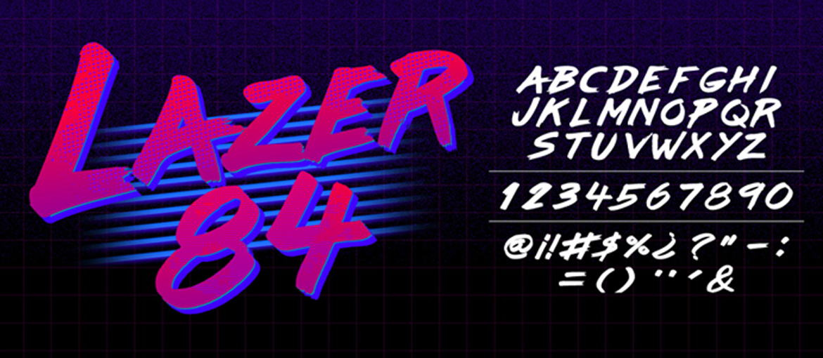 Les meilleures typographies des années 80