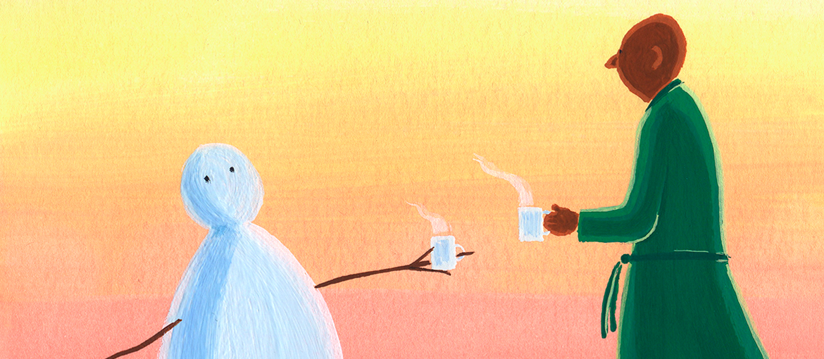 Noël selon l’illustrateur Daniel Frost : enfance, neige et magie