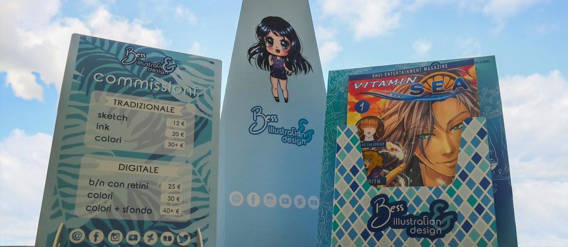 #Printstories : Silvia et son présentoir pour l’exposition de ses œuvres imprimées