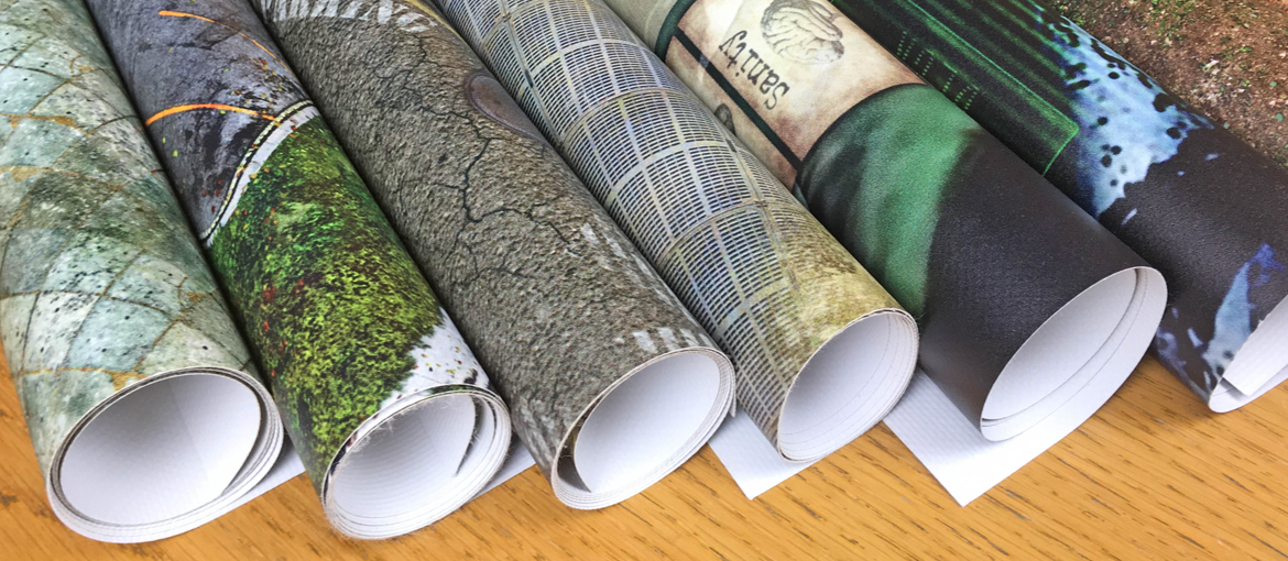 #Printstories : Les tapis de jeu de David Sheff pour les miniatures et les jeux de rôle