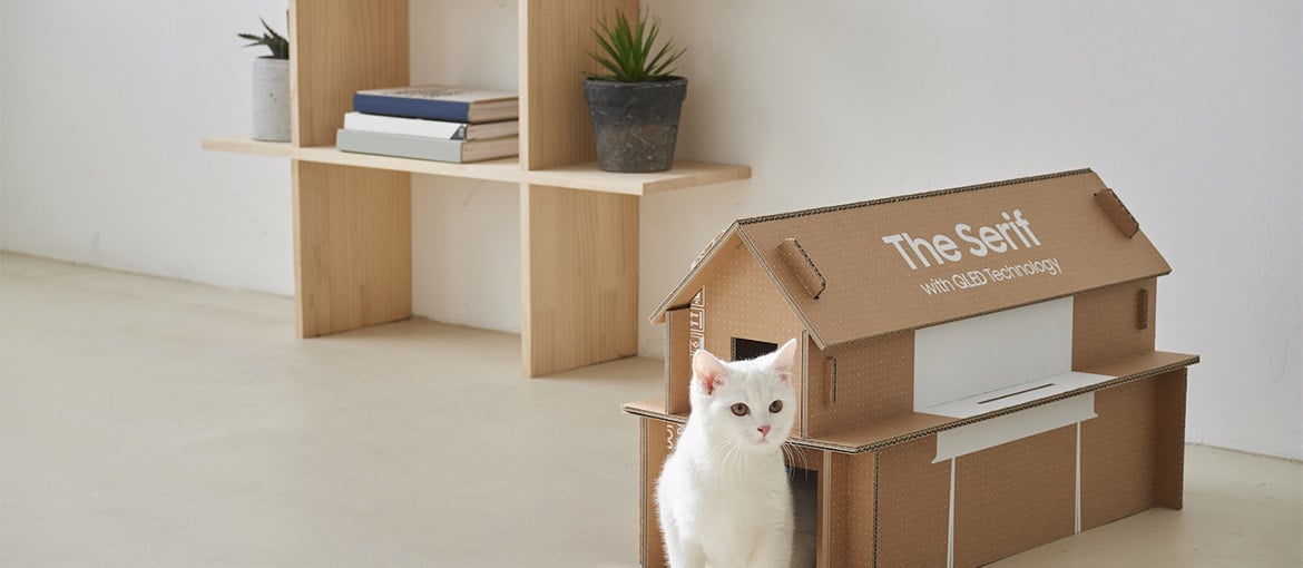 Samsung créé des tutoriels pour recycler ses cartons en activités créatives