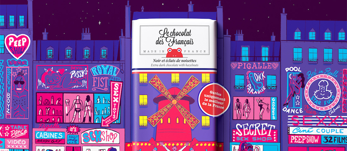 Le chocolat des Français lance une campagne originale qui joue avec les clichés sur la France
