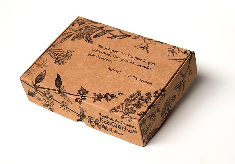 Des emballages pour les plantes