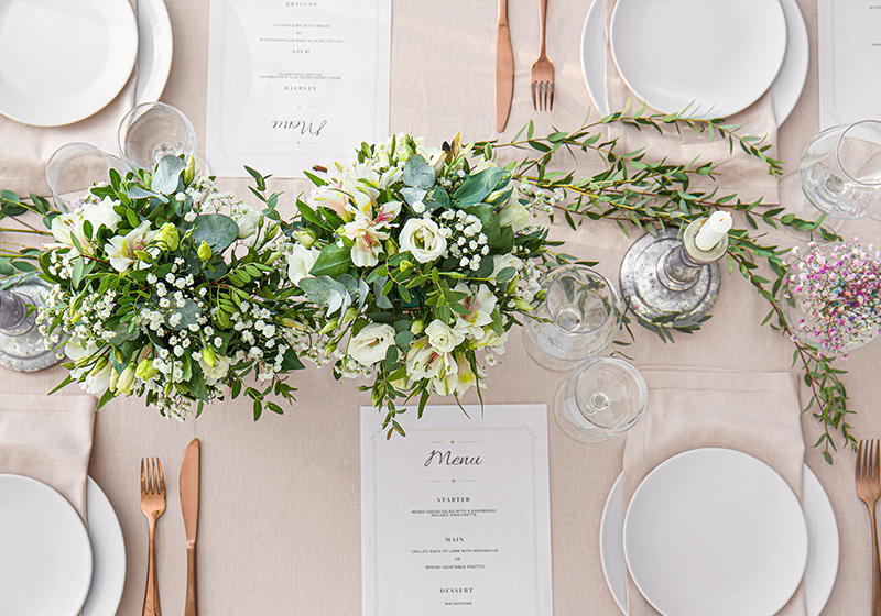 Menu de mariage : guide pour réaliser le meilleur menu de mariage