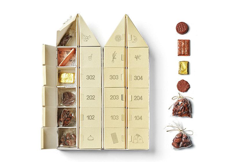 Emballage de chocolats pour le monde entier