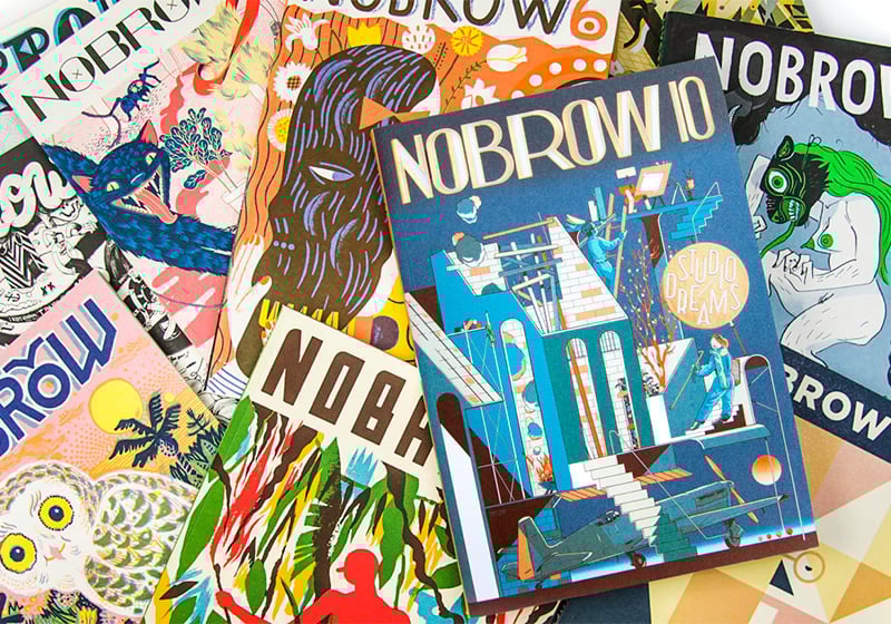 CRÉATIVITÉ ET QUALITÉ : LE MAGAZINE ILLUSTRÉ NOBROW