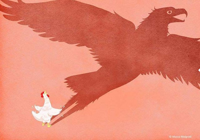 Marco Melgrati and his sharp critique of society