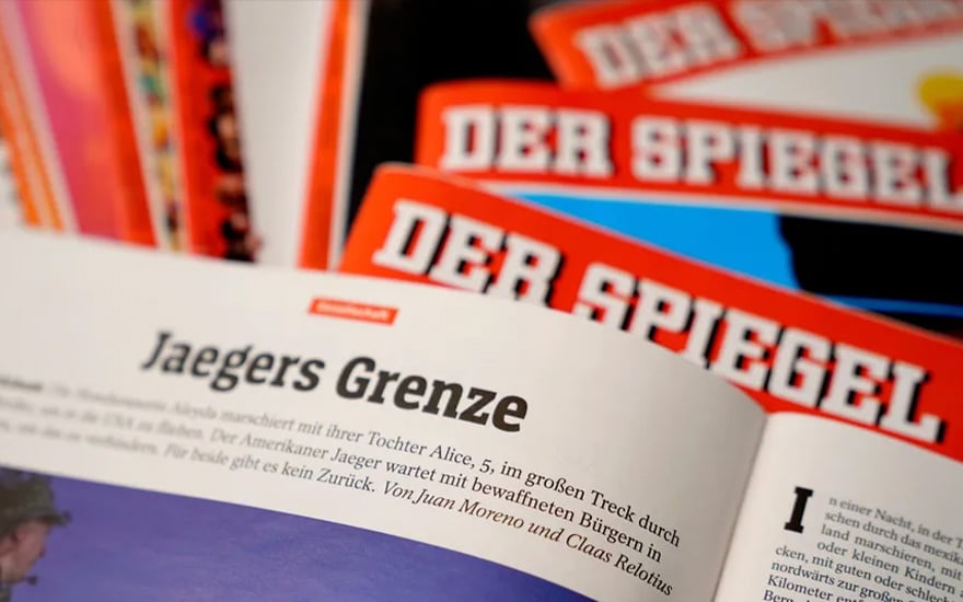 Der Spiegel : un journalisme d’investigation de haut niveau au graphisme simple et austère