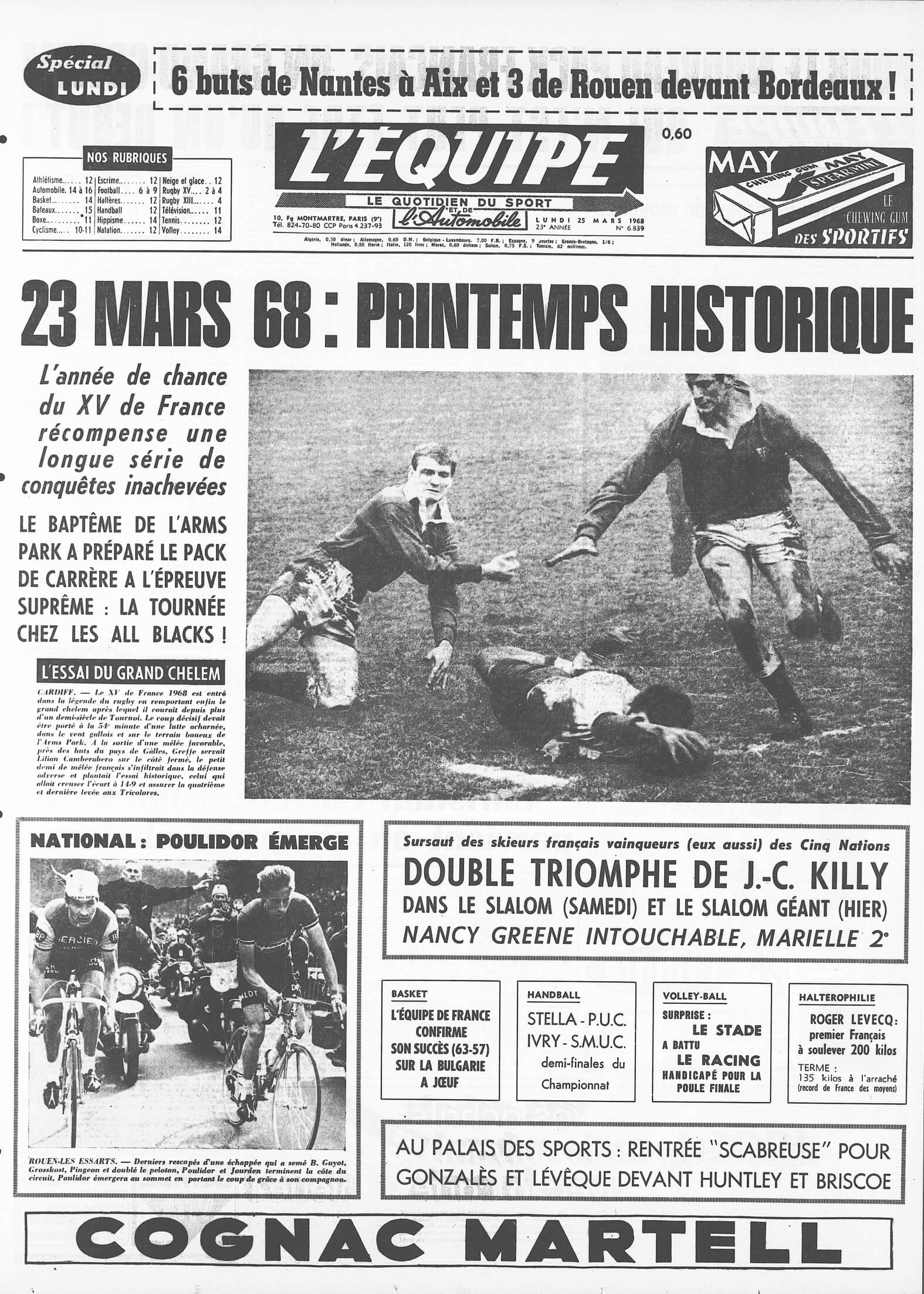 Le sport de haut niveau, brillamment couvert : le légendaire L’Équipe