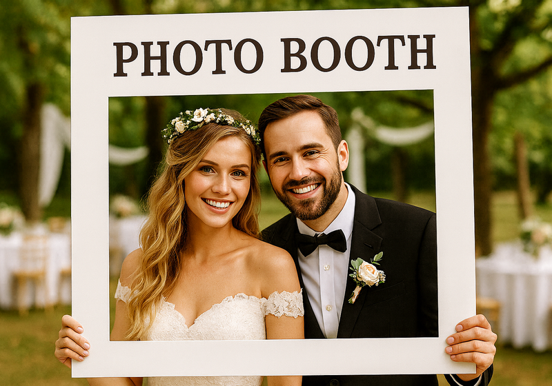 🪩 Photomaton de mariage : guide complet pour choisir, personnaliser et commander votre cadre selfie