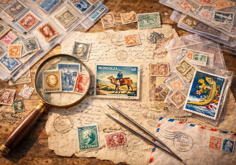 Brève histoire du timbre postal